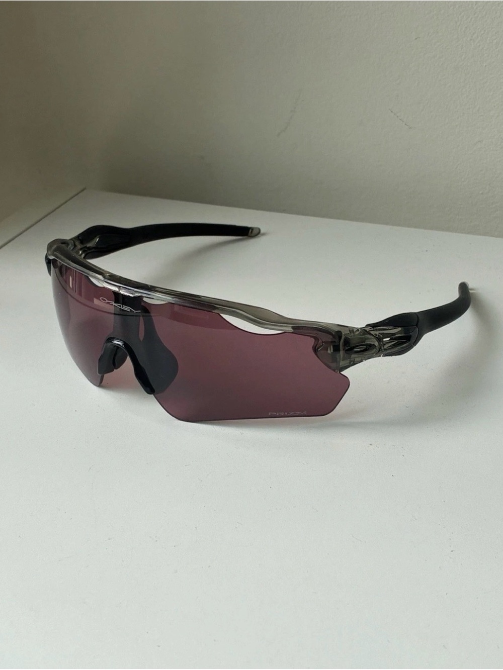 Oakley Men’s Sport Sunglasses in Smoke Frame with Rose Lenses